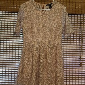 Peach sz Large women's casual dress